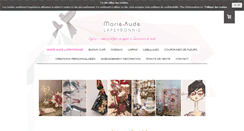 Desktop Screenshot of marieaude-lapeyronnie.com