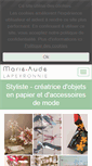 Mobile Screenshot of marieaude-lapeyronnie.com